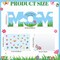 Mother’s Day Card Making DIY Sticker Greeting Card Kit – 24 Sets Make Your Own Mom Cards with Envelopes, 6 Designs Craft Kit for Home, Party & Classroom Activities